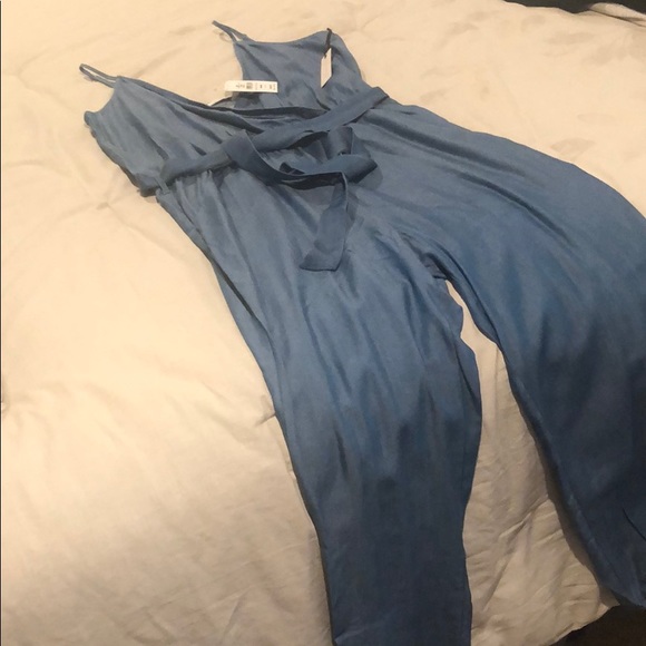 Lovers + Friends Other Nwt Lovers And Friends Denim Jumpsuit Poshmark